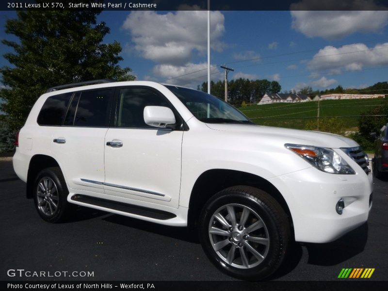 Starfire White Pearl / Cashmere 2011 Lexus LX 570