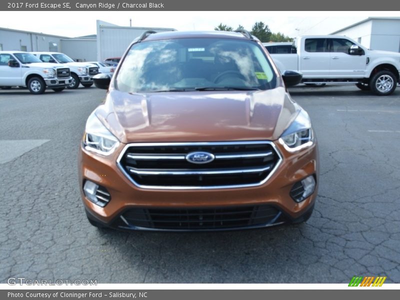Canyon Ridge / Charcoal Black 2017 Ford Escape SE