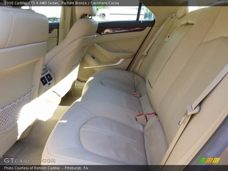 Radiant Bronze / Cashmere/Cocoa 2008 Cadillac CTS 4 AWD Sedan