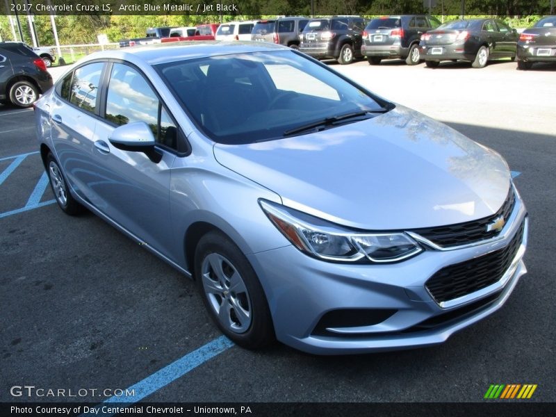 Arctic Blue Metallic / Jet Black 2017 Chevrolet Cruze LS