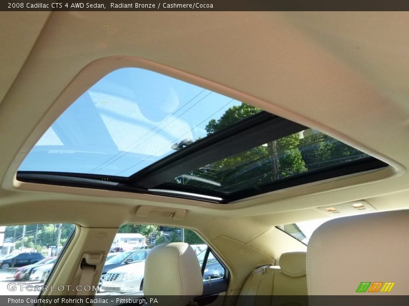 Radiant Bronze / Cashmere/Cocoa 2008 Cadillac CTS 4 AWD Sedan