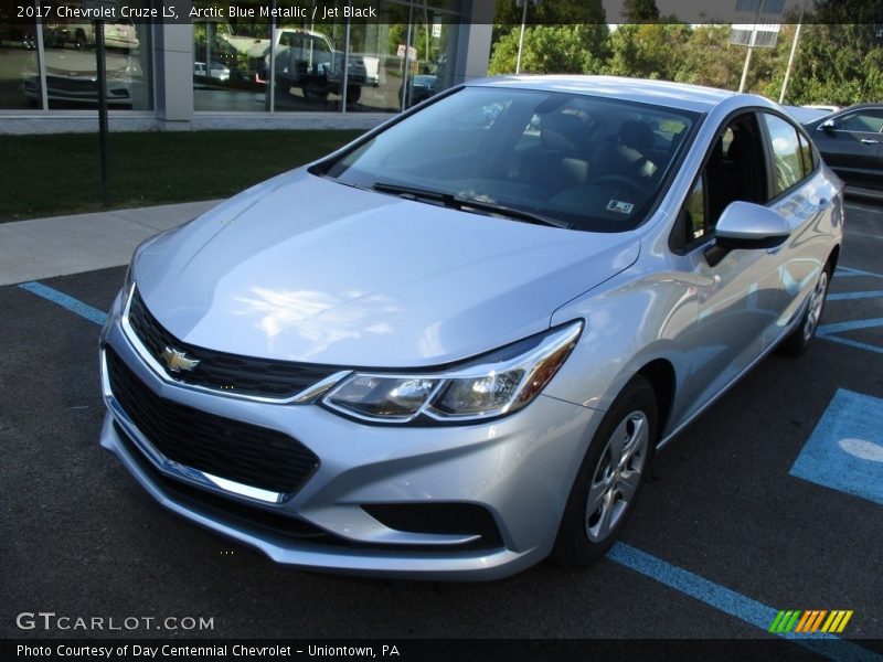 Arctic Blue Metallic / Jet Black 2017 Chevrolet Cruze LS