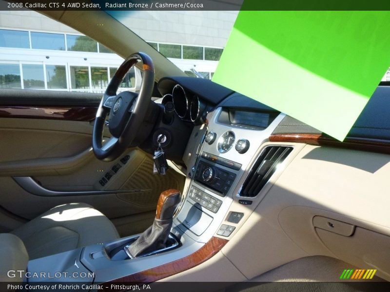 Radiant Bronze / Cashmere/Cocoa 2008 Cadillac CTS 4 AWD Sedan