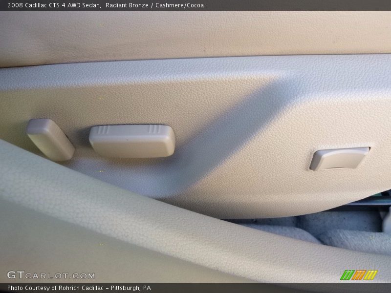 Radiant Bronze / Cashmere/Cocoa 2008 Cadillac CTS 4 AWD Sedan