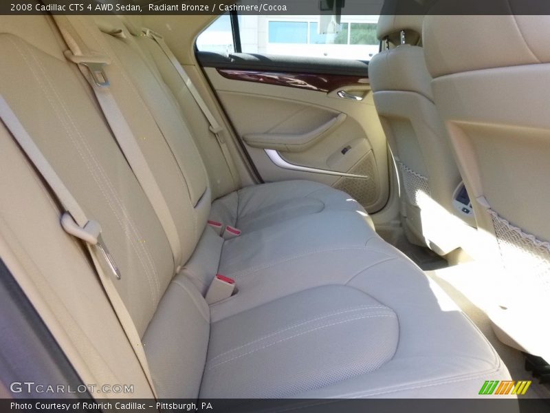 Radiant Bronze / Cashmere/Cocoa 2008 Cadillac CTS 4 AWD Sedan