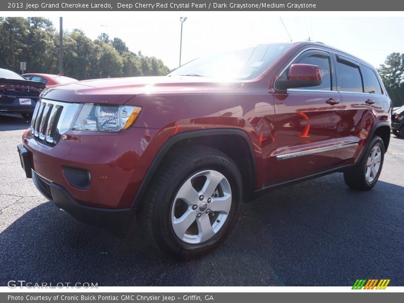 Deep Cherry Red Crystal Pearl / Dark Graystone/Medium Graystone 2013 Jeep Grand Cherokee Laredo