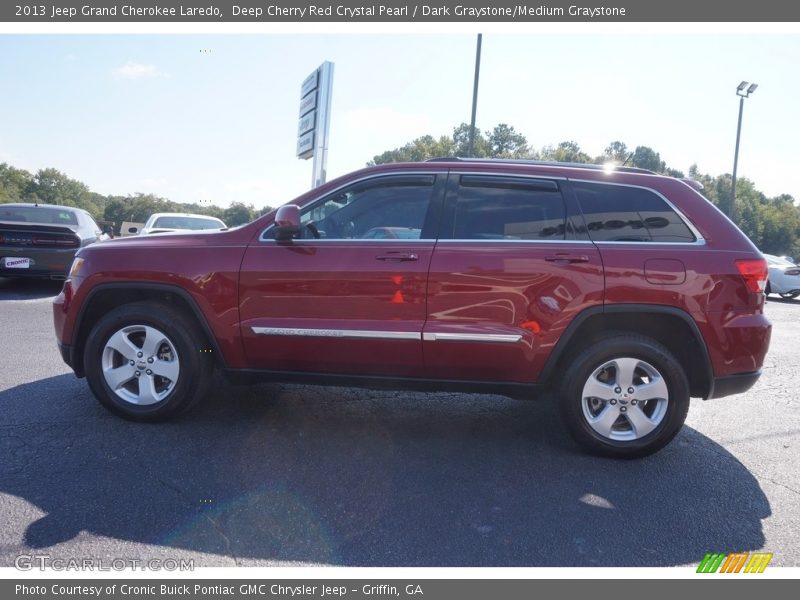 Deep Cherry Red Crystal Pearl / Dark Graystone/Medium Graystone 2013 Jeep Grand Cherokee Laredo
