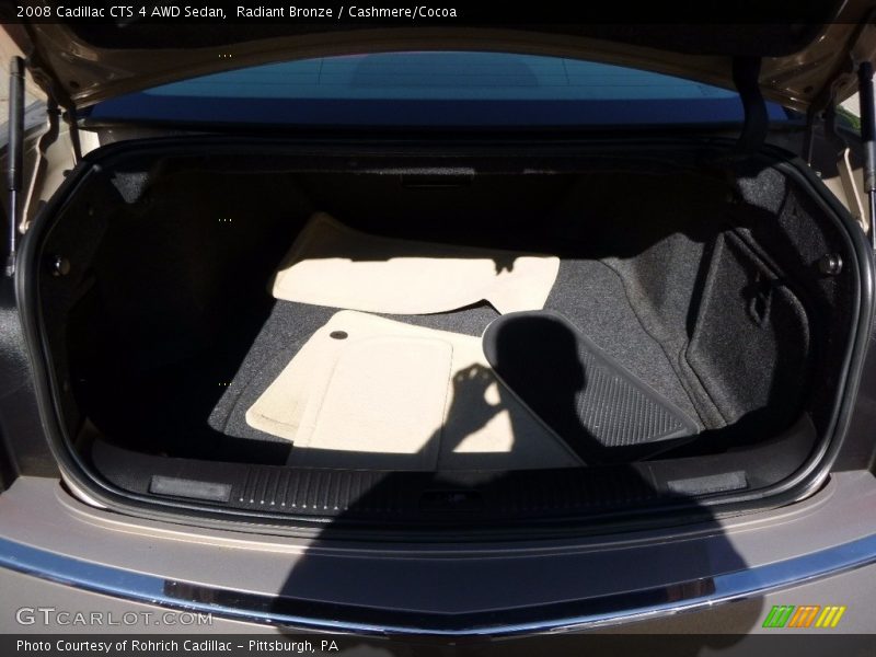 Radiant Bronze / Cashmere/Cocoa 2008 Cadillac CTS 4 AWD Sedan