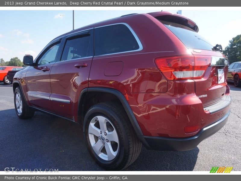 Deep Cherry Red Crystal Pearl / Dark Graystone/Medium Graystone 2013 Jeep Grand Cherokee Laredo