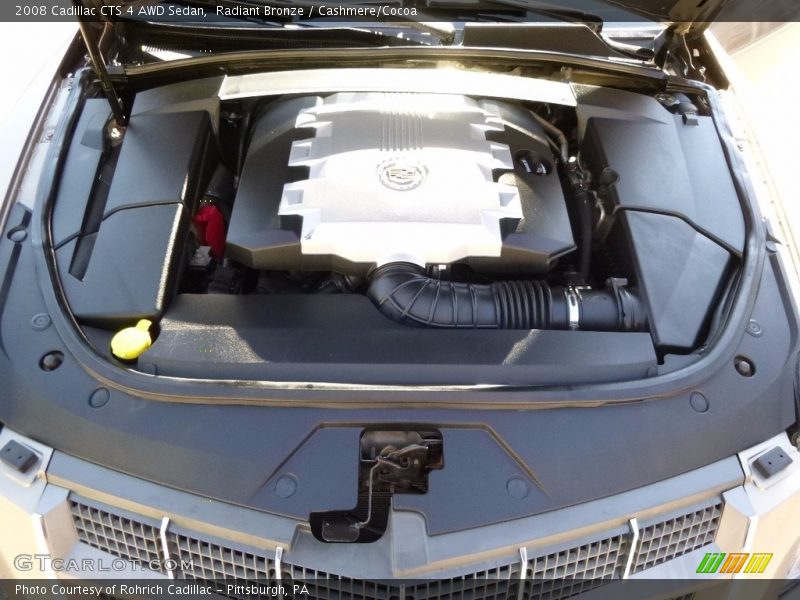Radiant Bronze / Cashmere/Cocoa 2008 Cadillac CTS 4 AWD Sedan