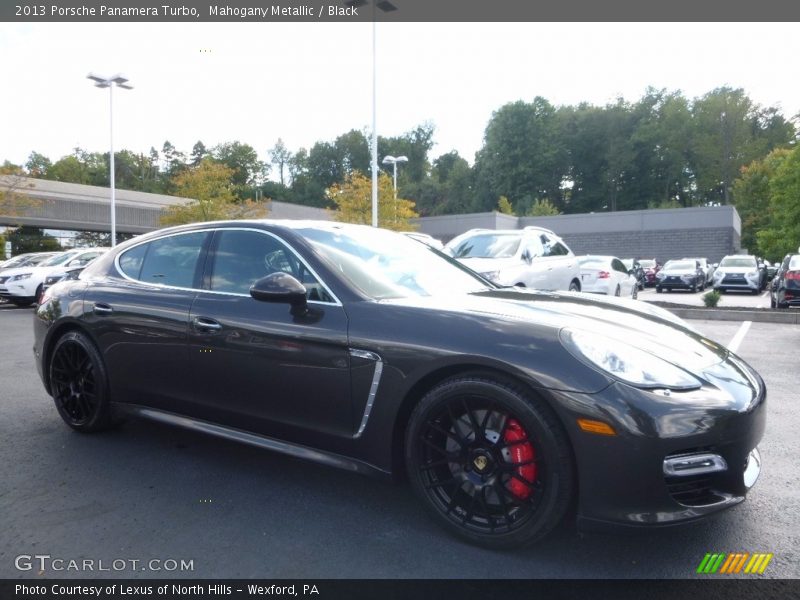 Mahogany Metallic / Black 2013 Porsche Panamera Turbo