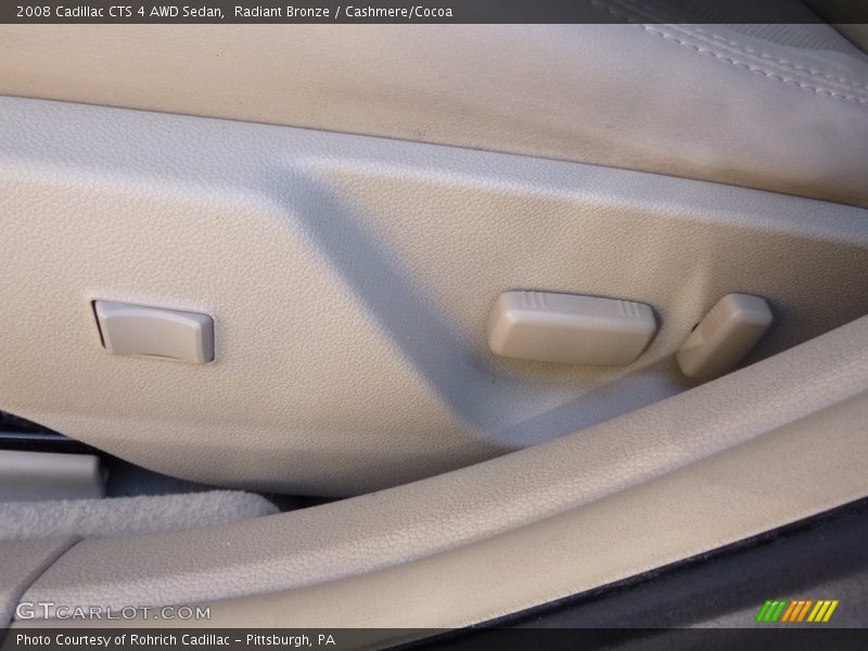 Radiant Bronze / Cashmere/Cocoa 2008 Cadillac CTS 4 AWD Sedan
