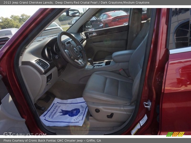 Deep Cherry Red Crystal Pearl / Dark Graystone/Medium Graystone 2013 Jeep Grand Cherokee Laredo