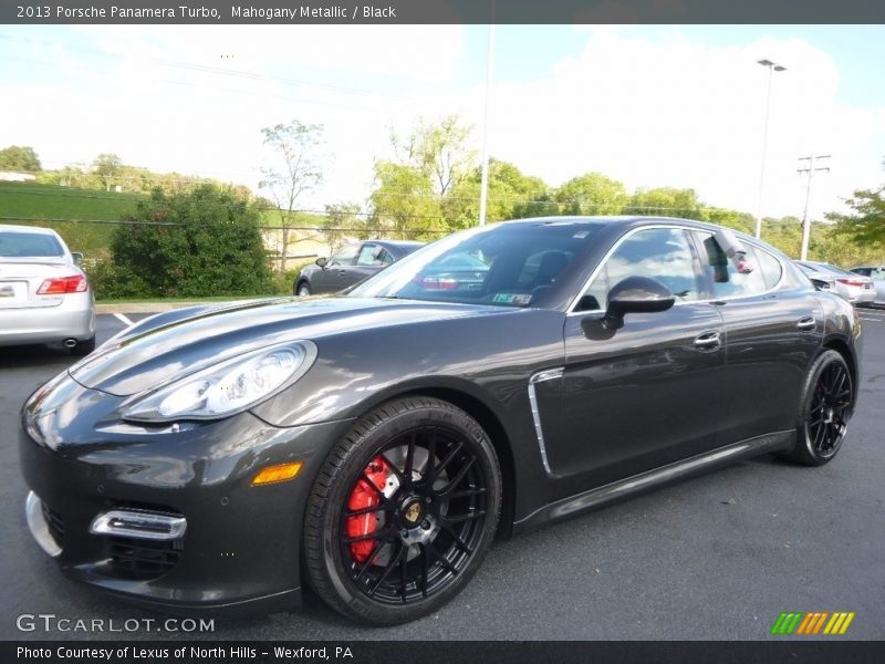Mahogany Metallic / Black 2013 Porsche Panamera Turbo