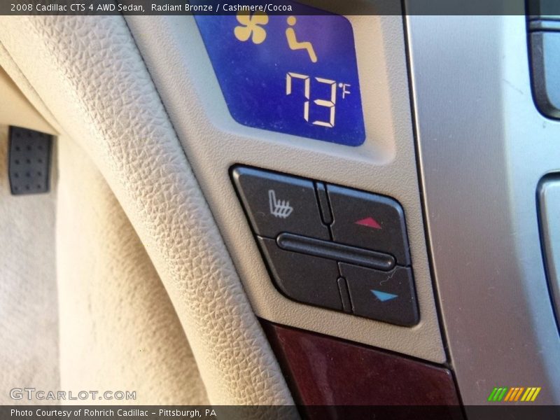 Radiant Bronze / Cashmere/Cocoa 2008 Cadillac CTS 4 AWD Sedan