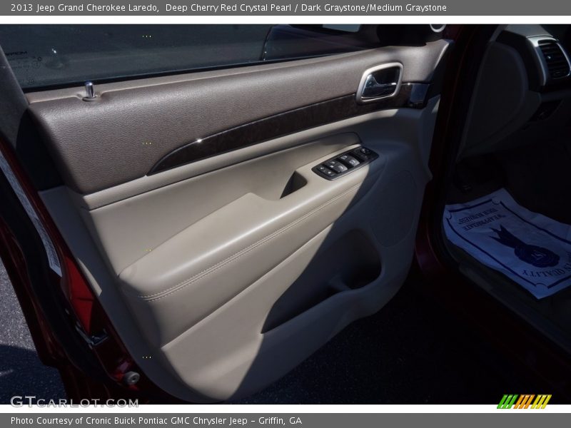 Deep Cherry Red Crystal Pearl / Dark Graystone/Medium Graystone 2013 Jeep Grand Cherokee Laredo