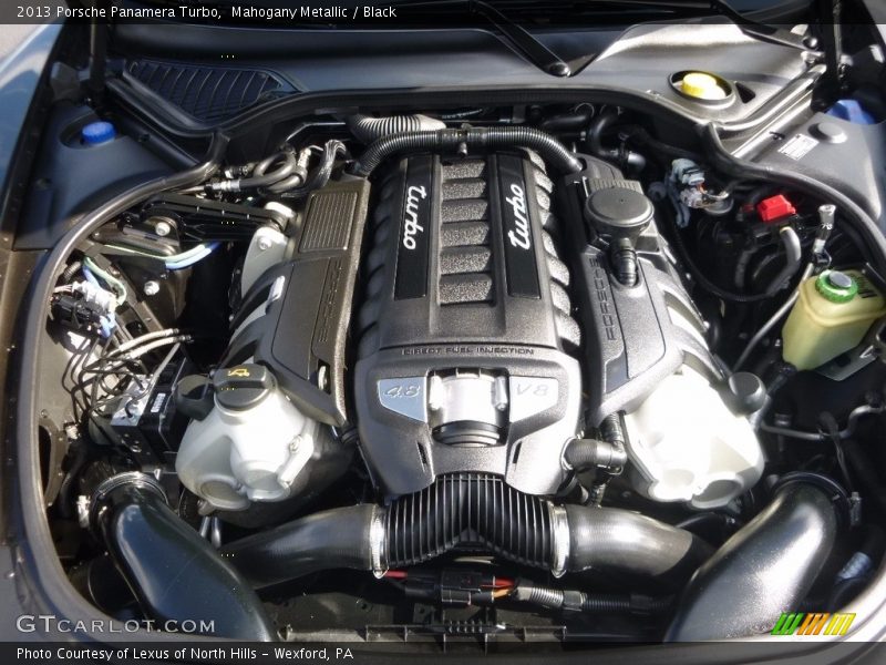 Mahogany Metallic / Black 2013 Porsche Panamera Turbo