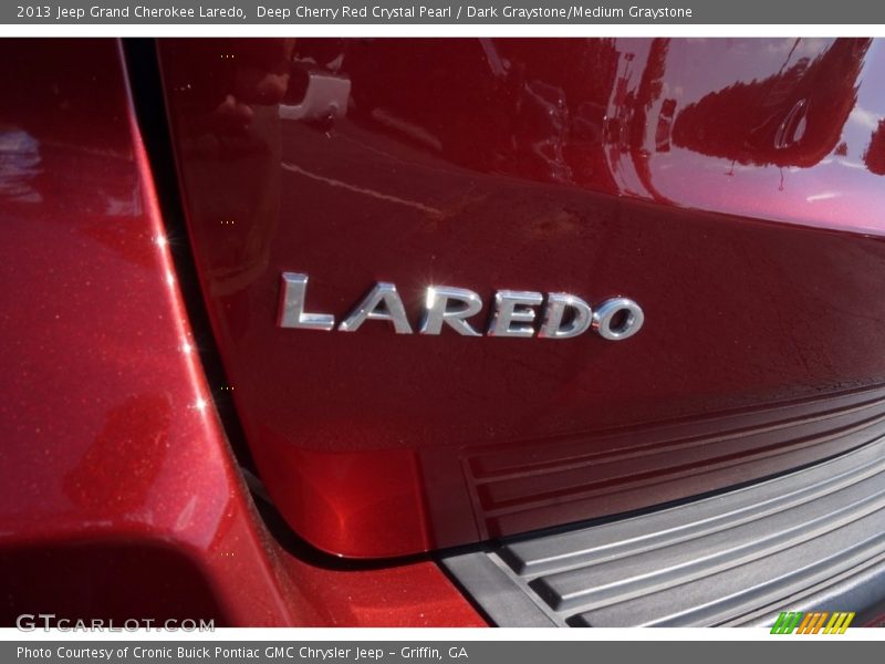 Deep Cherry Red Crystal Pearl / Dark Graystone/Medium Graystone 2013 Jeep Grand Cherokee Laredo