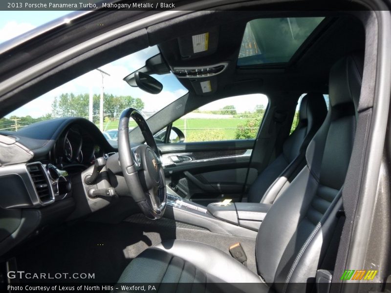 Mahogany Metallic / Black 2013 Porsche Panamera Turbo