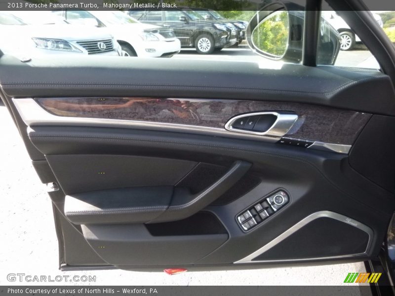 Mahogany Metallic / Black 2013 Porsche Panamera Turbo