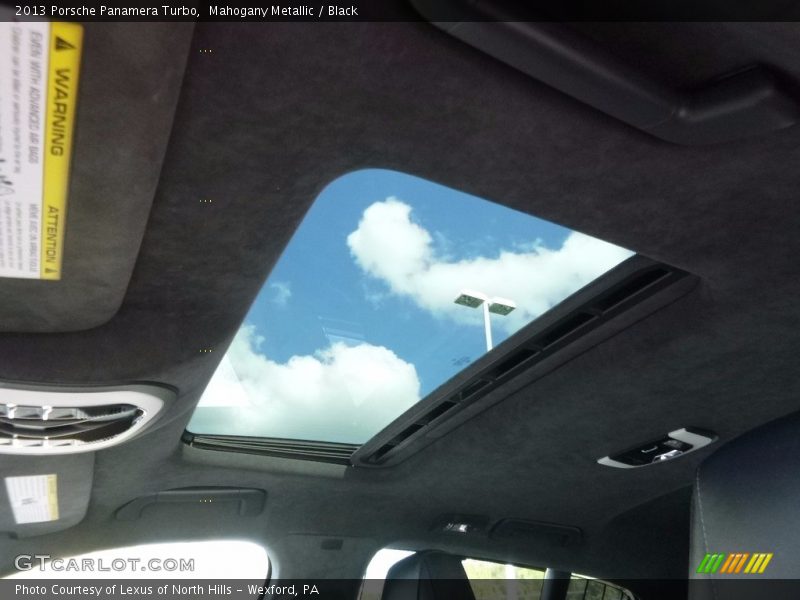 Mahogany Metallic / Black 2013 Porsche Panamera Turbo