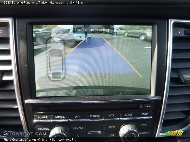 Mahogany Metallic / Black 2013 Porsche Panamera Turbo