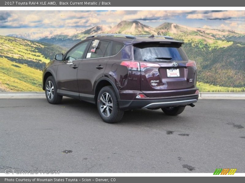 Black Current Metallic / Black 2017 Toyota RAV4 XLE AWD
