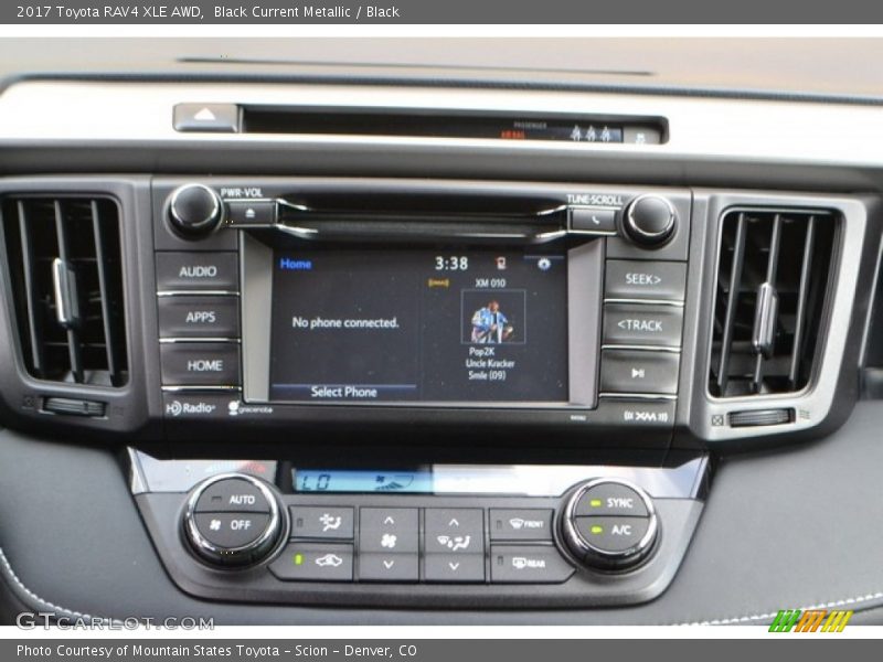Black Current Metallic / Black 2017 Toyota RAV4 XLE AWD