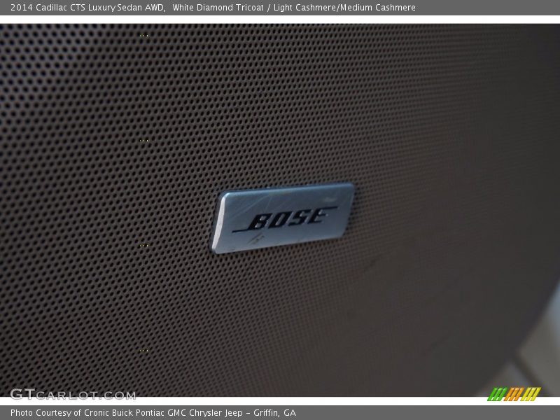 White Diamond Tricoat / Light Cashmere/Medium Cashmere 2014 Cadillac CTS Luxury Sedan AWD