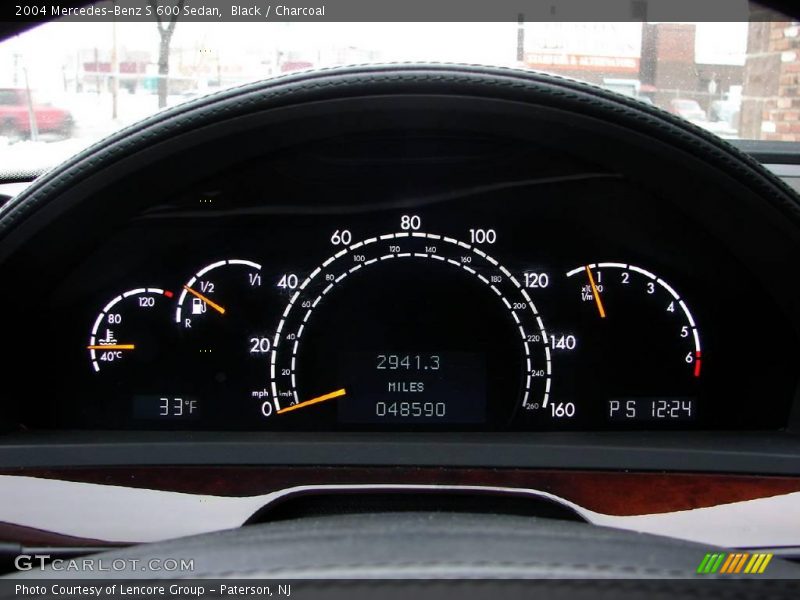 Black / Charcoal 2004 Mercedes-Benz S 600 Sedan