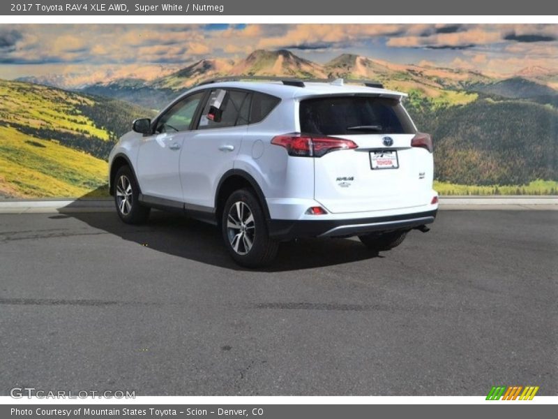  2017 RAV4 XLE AWD Super White
