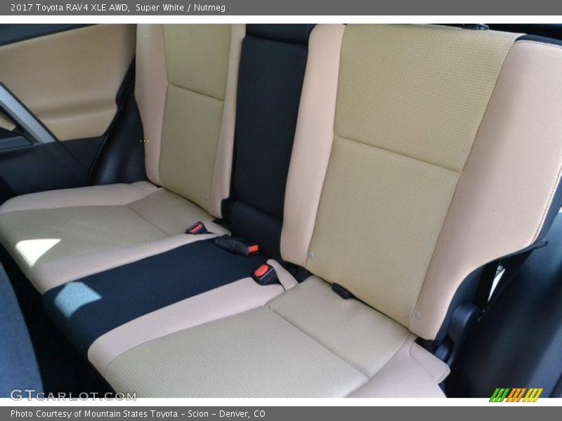 Rear Seat of 2017 RAV4 XLE AWD