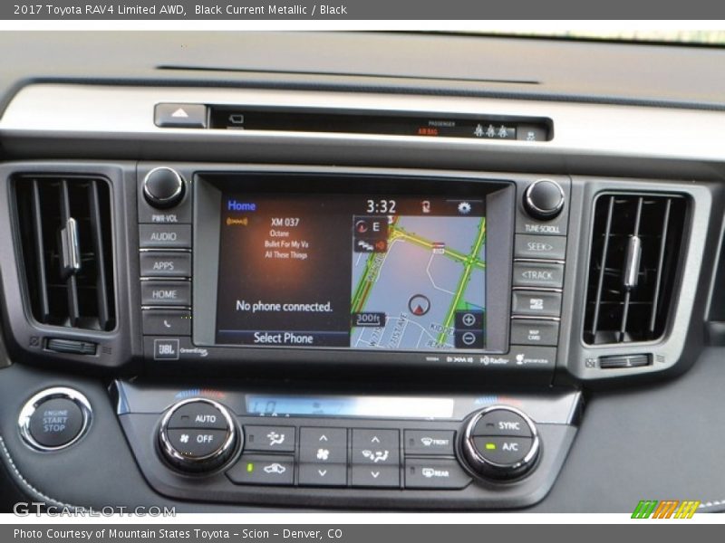 Controls of 2017 RAV4 Limited AWD