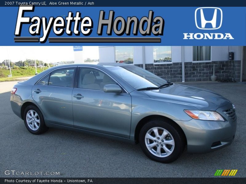 Aloe Green Metallic / Ash 2007 Toyota Camry LE