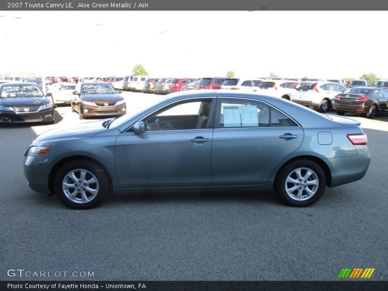 Aloe Green Metallic / Ash 2007 Toyota Camry LE