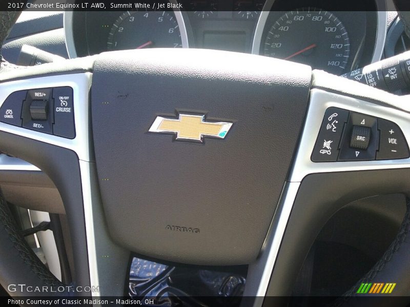 Summit White / Jet Black 2017 Chevrolet Equinox LT AWD