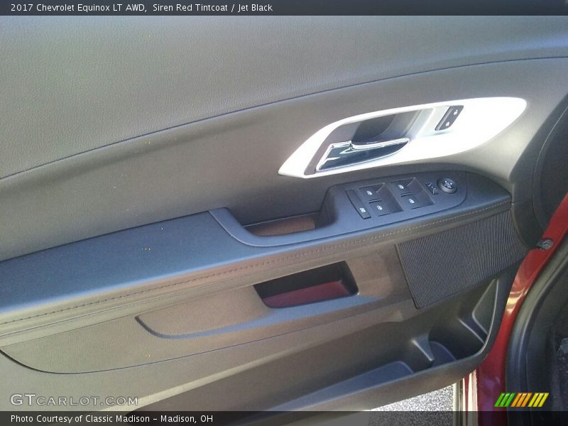 Siren Red Tintcoat / Jet Black 2017 Chevrolet Equinox LT AWD