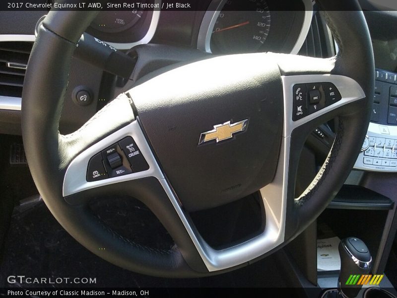 Siren Red Tintcoat / Jet Black 2017 Chevrolet Equinox LT AWD