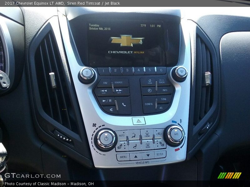 Siren Red Tintcoat / Jet Black 2017 Chevrolet Equinox LT AWD