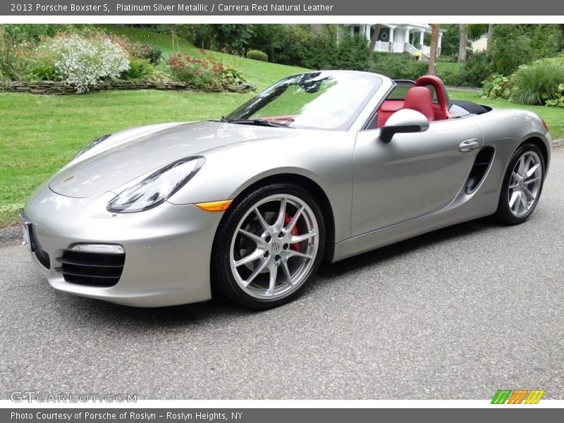 Platinum Silver Metallic / Carrera Red Natural Leather 2013 Porsche Boxster S