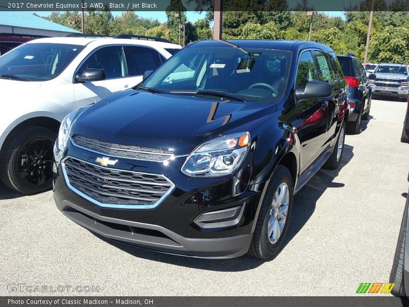 Black / Jet Black 2017 Chevrolet Equinox LS AWD