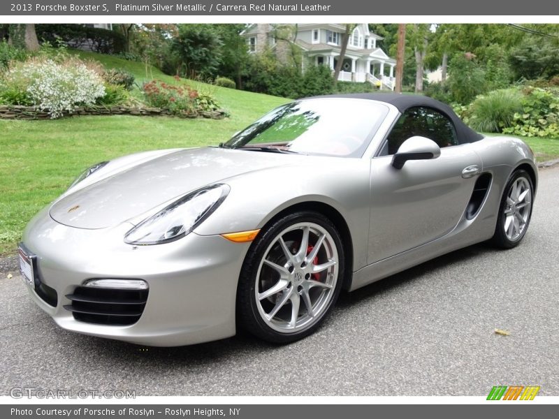 Platinum Silver Metallic / Carrera Red Natural Leather 2013 Porsche Boxster S