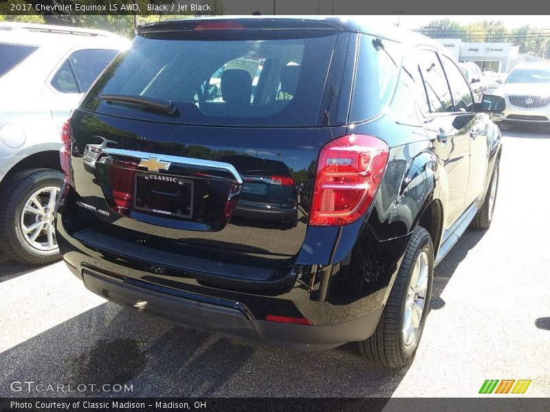 Black / Jet Black 2017 Chevrolet Equinox LS AWD