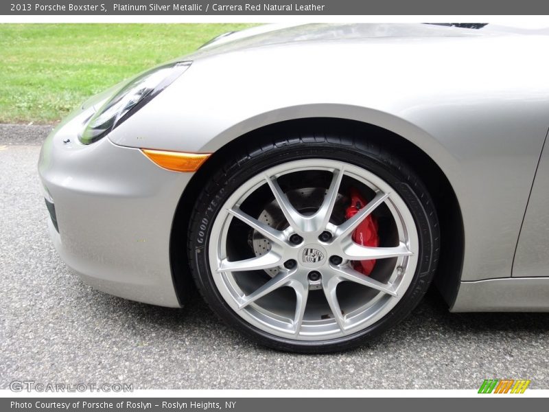 Platinum Silver Metallic / Carrera Red Natural Leather 2013 Porsche Boxster S