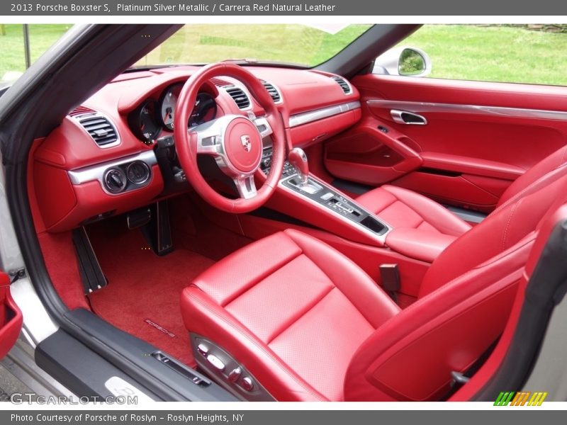  2013 Boxster S Carrera Red Natural Leather Interior
