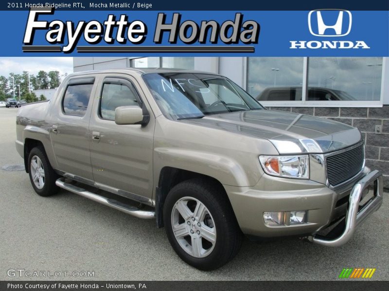 Mocha Metallic / Beige 2011 Honda Ridgeline RTL