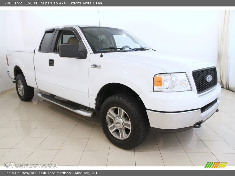 Oxford White / Tan 2005 Ford F150 XLT SuperCab 4x4