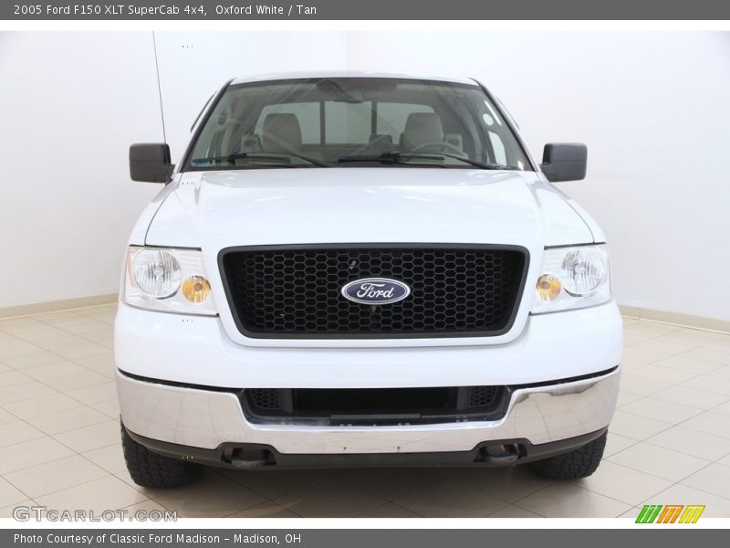 Oxford White / Tan 2005 Ford F150 XLT SuperCab 4x4