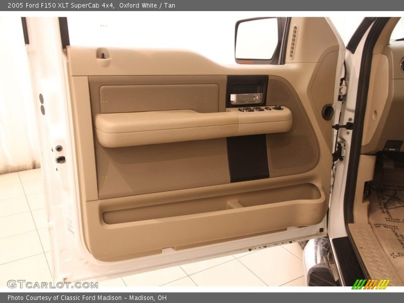 Oxford White / Tan 2005 Ford F150 XLT SuperCab 4x4