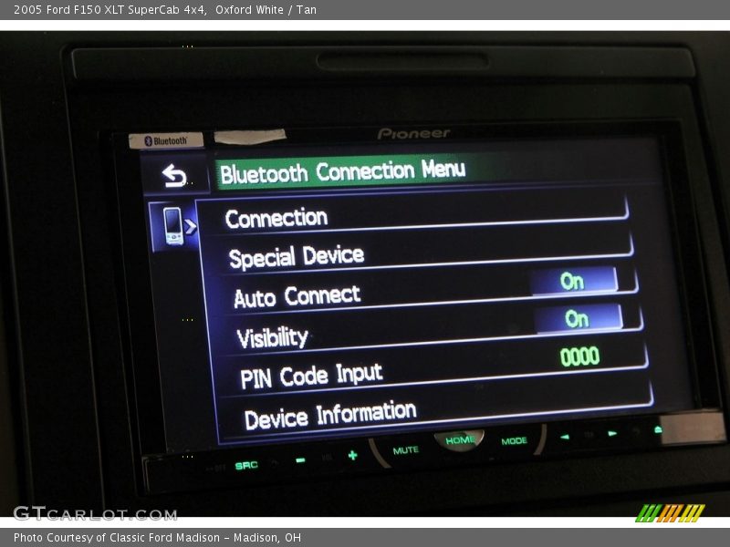Oxford White / Tan 2005 Ford F150 XLT SuperCab 4x4